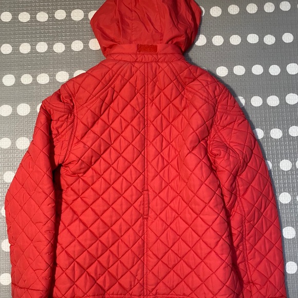 Tommy Hilfiger kids orange waffle jacket - Picture 4 of 7